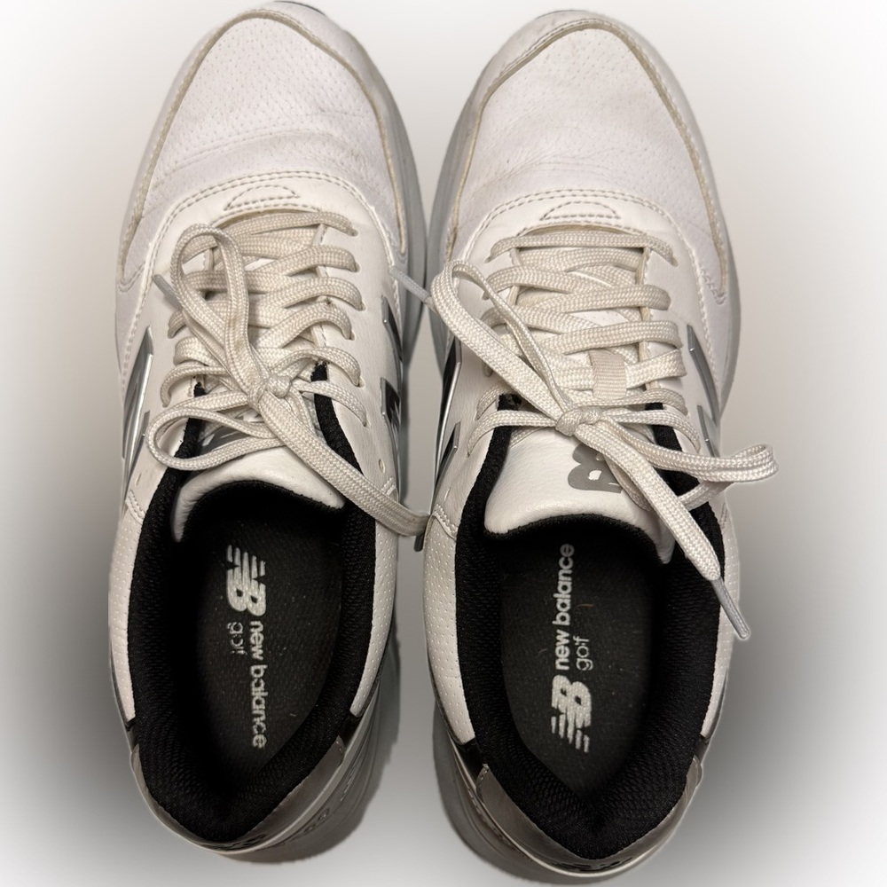 New Balance Men's White and Gray Sneakers | Sz 9.5